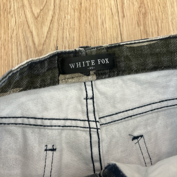 White Fox Camo Denim Skirt - Picture 3 of 3